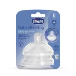 سر شیشه +6 ماه نچرال فیلینگ Y Cut چیکو Chicco بسته 2 عددی