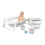 ست 5 تکه وان حمام کودک bebekevi طوسی