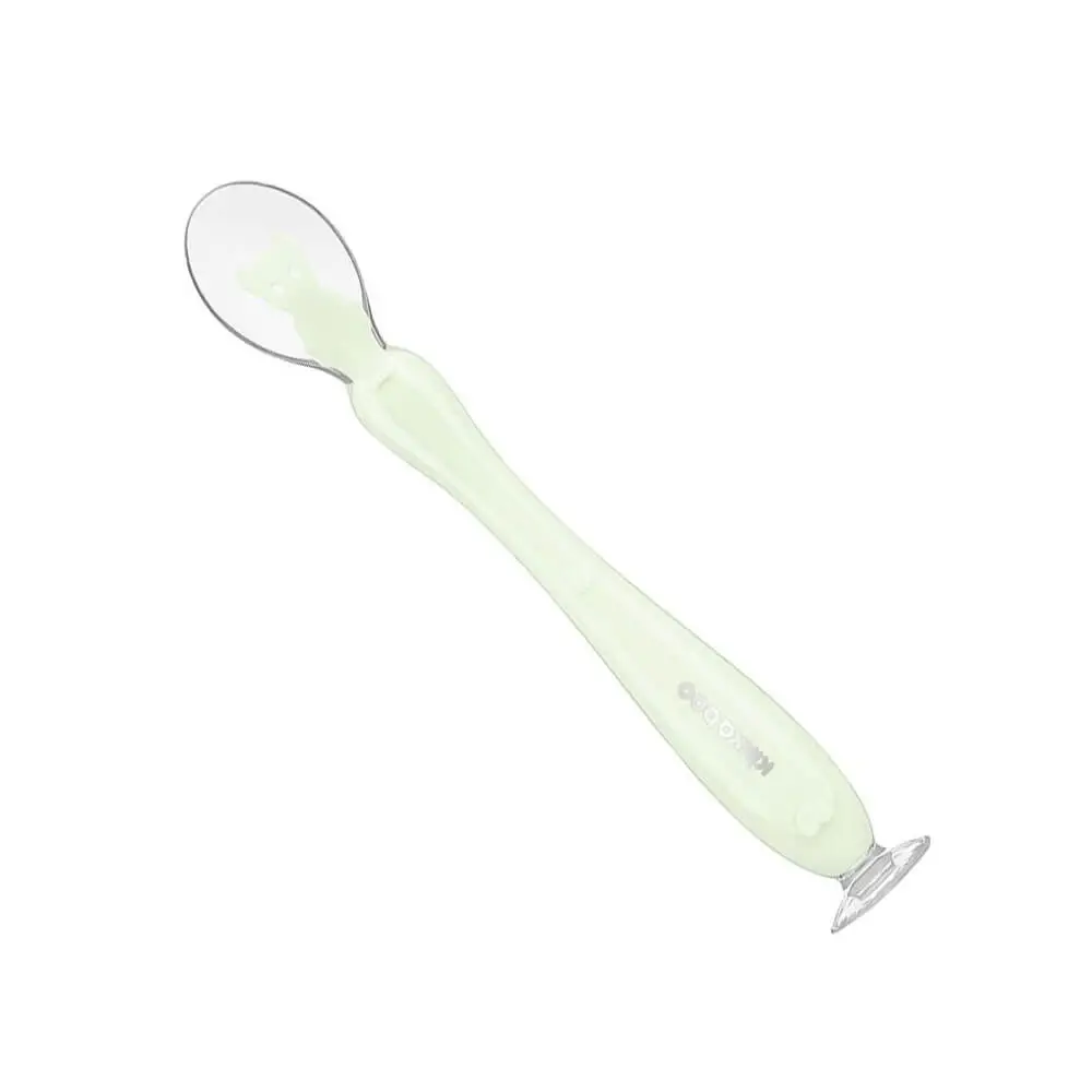 قاشق تکی سیلیکونی چسبان کیکابو Kikkaboo سبز