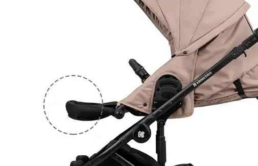 ست کالسکه و کریر کیکابو Kikkaboo مدل Amani