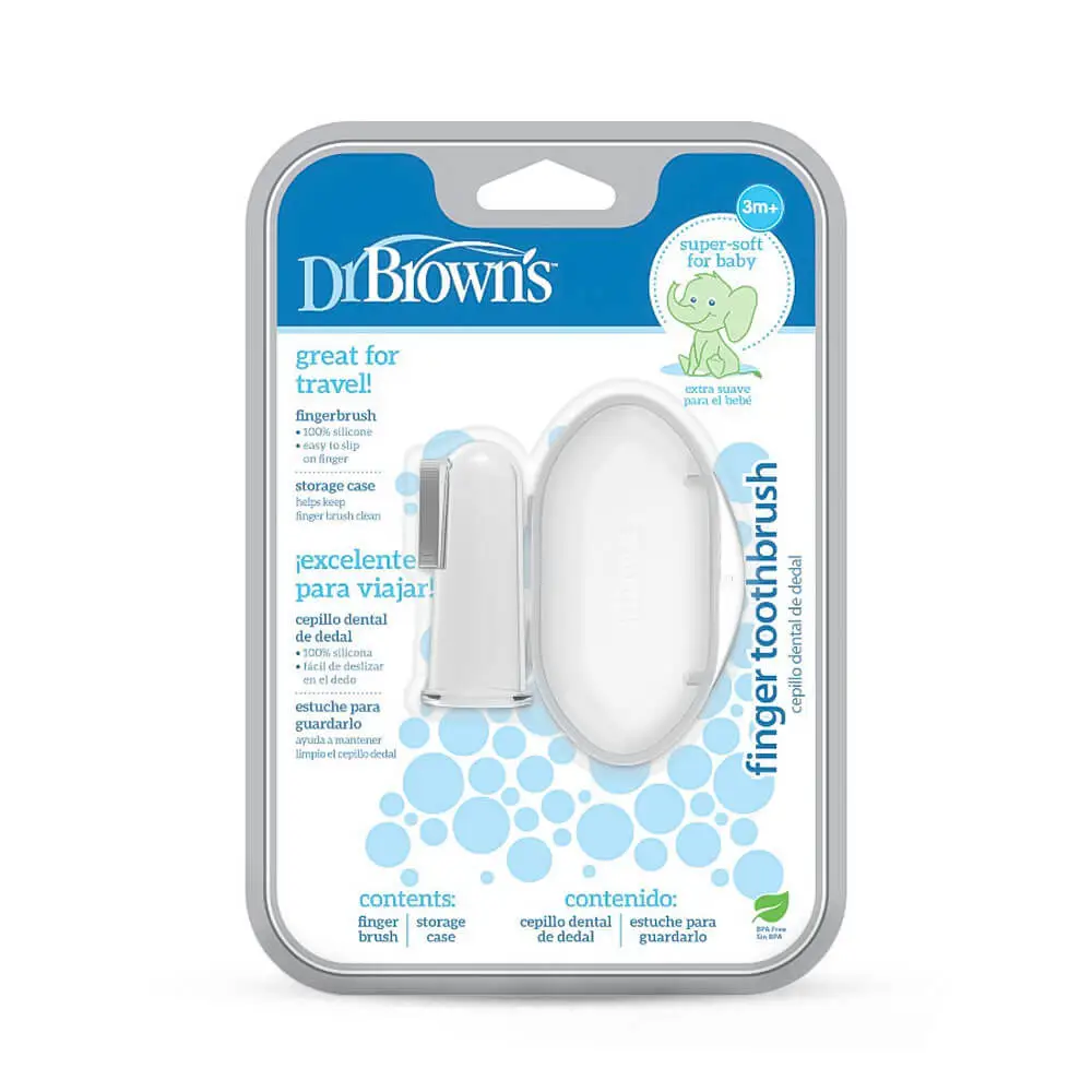 مسواک انگشتی و ماساژور لثه دکتر براون Dr Browns