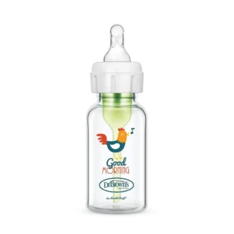 شیشه شیر پیرکس 120 میل طرح خروس آپشن پلاس دکتر براون Dr Browns