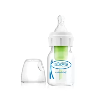 شیشه شیر طلقی 60 میل باریک آپشن پلاس دکتر براون Dr Browns