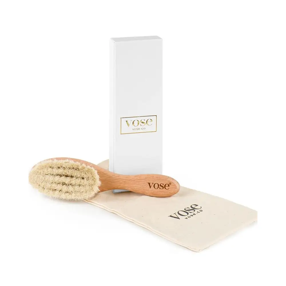 ست شانه و برس چوبی نوزاد وُس vose