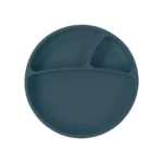 بشقاب تقسیم بندی شده سیلیکونی مینیک اوی اوی Minikoioi رنگ سرمه‌ای