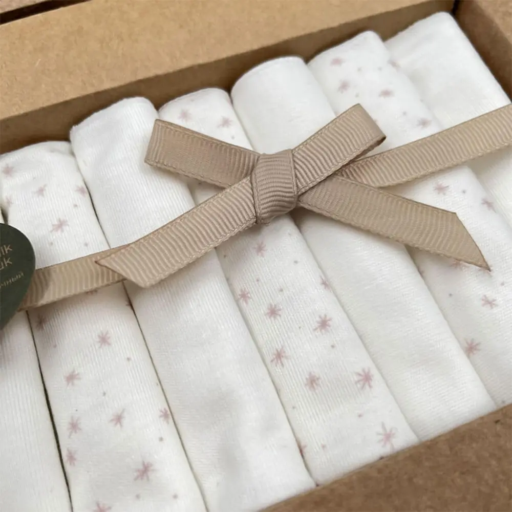 دستمال دست و صورت نوزاد کارامل Caramell بسته 7 عددی