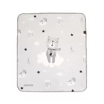 زیرانداز تعویض ضد آب دی روحه Die Ruhe طرح خرس خوابالو رنگ طوسی