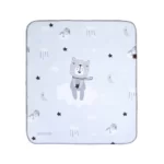 زیرانداز تعویض ضد آب دی روحه Die Ruhe طرح خرس خوابالو رنگ آبی