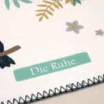 زیرانداز تعویض ضد آب دی روحه Die Ruhe طرح جنگل رنگ سفید