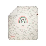 زیرانداز تعویض ضد آب دی روحه Die Ruhe طرح رنگین کمان رنگ صورتی