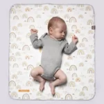 زیرانداز تعویض ضد آب دی روحه Die Ruhe طرح رنگین کمان رنگ آبی