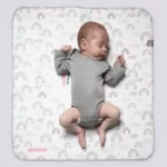 زیرانداز تعویض ضد آب دی روحه Die Ruhe طرح رنگین کمان رنگ صورتی