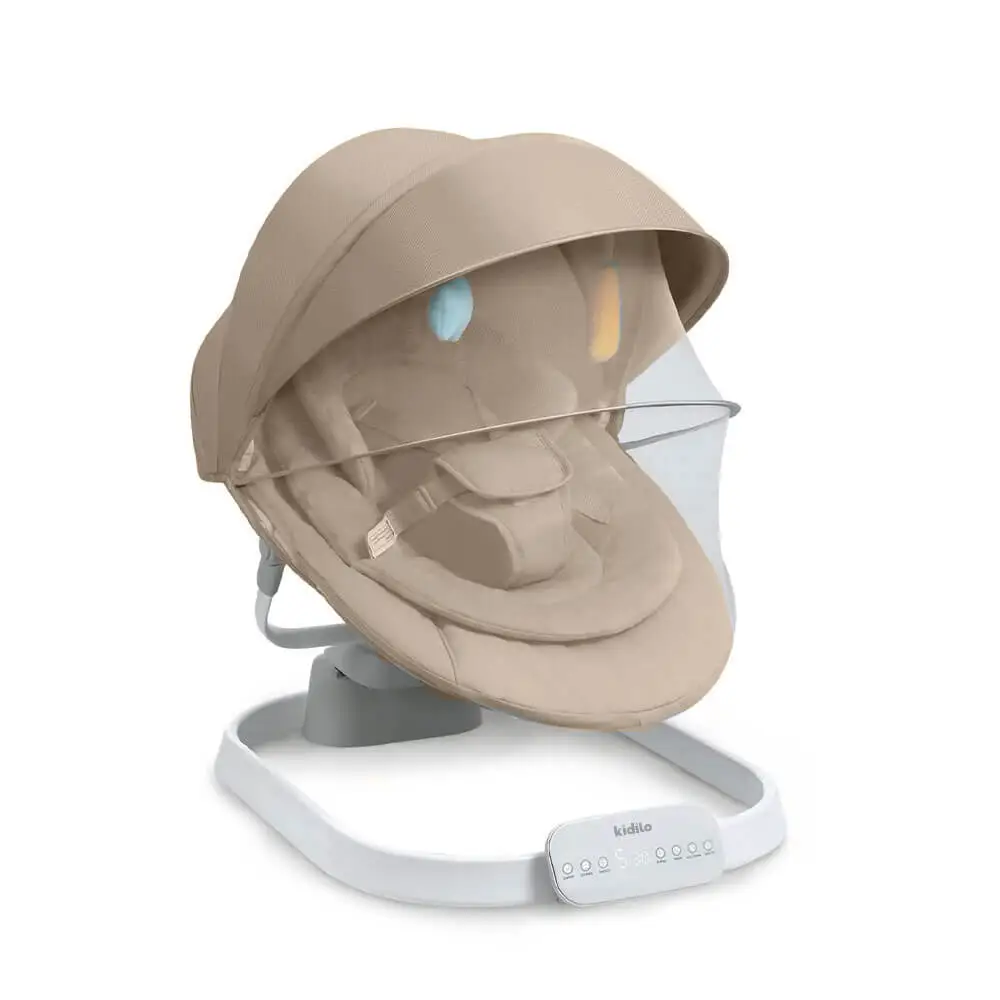 تاب و گهواره برقی کیدیلو Kidilo مدل Deluxe 4in1 رنگ کرم