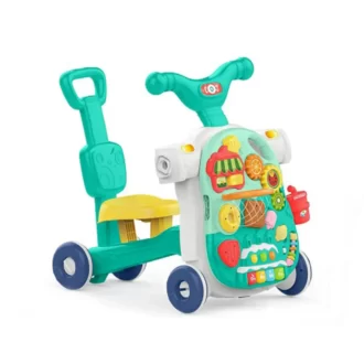 واکر کودک موزیکال 5 کاره هانگر Huanger مدل 5in1 رنگ سبز