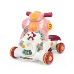 واکر کودک موزیکال 2 کاره فان ترولی Fun Trolley مدل 2in1 رنگ صورتی