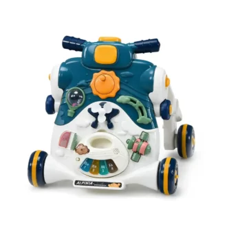واکر کودک موزیکال 2 کاره فان ترولی Fun Trolley مدل 2in1 رنگ آبی