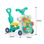 واکر کودک موزیکال 4 کاره هانگر Huanger مدل 4in1 رنگ سبز