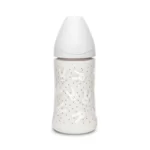 شیشه شیر سری گرد 270 میل سواوینکس Suavinex طرح خرگوش رنگ سفید