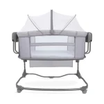 گهواره و تخت کنار مادر برقی هیپ Hipp مدل 3in1 رنگ طوسی