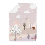 زیرانداز تعویض ضد آب سلیکاوود solika wood طرح جنگل صورتی