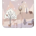 زیرانداز تعویض ضد آب سلیکاوود solika wood طرح جنگل صورتی