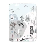 زیرانداز تعویض ضد آب سلیکاوود solika wood طرح جنگل برفی