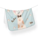 زیرانداز تعویض ضد آب سلیکاوود solika wood طرح زرافه آبی