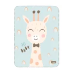 زیرانداز تعویض ضد آب سلیکاوود solika wood طرح زرافه آبی