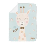 زیرانداز تعویض ضد آب سلیکاوود solika wood طرح زرافه آبی