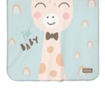 زیرانداز تعویض ضد آب سلیکاوود solika wood طرح زرافه آبی