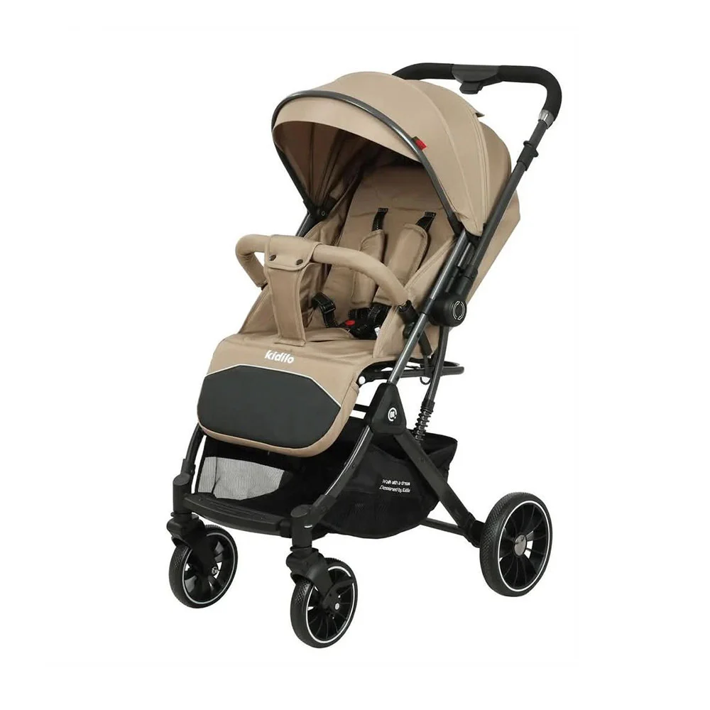 کالسکه مسافرتی رو به مادر شو کیدیلو Kidilo مدل 535 رنگ کرم