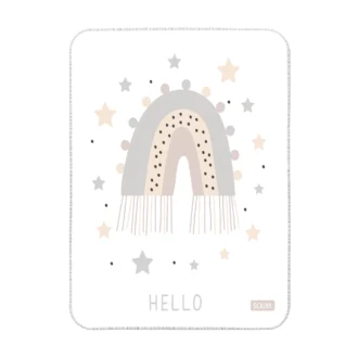 زیرانداز تعویض ضد آب سلیکاوود solika wood طرح رنگین‌کمان آسمان