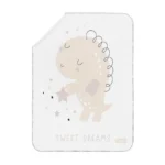 زیرانداز تعویض ضد آب سلیکاوود solika wood طرح دایناسور کرم