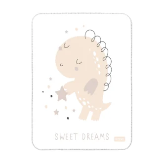 زیرانداز تعویض ضد آب سلیکاوود solika wood طرح دایناسور کرم