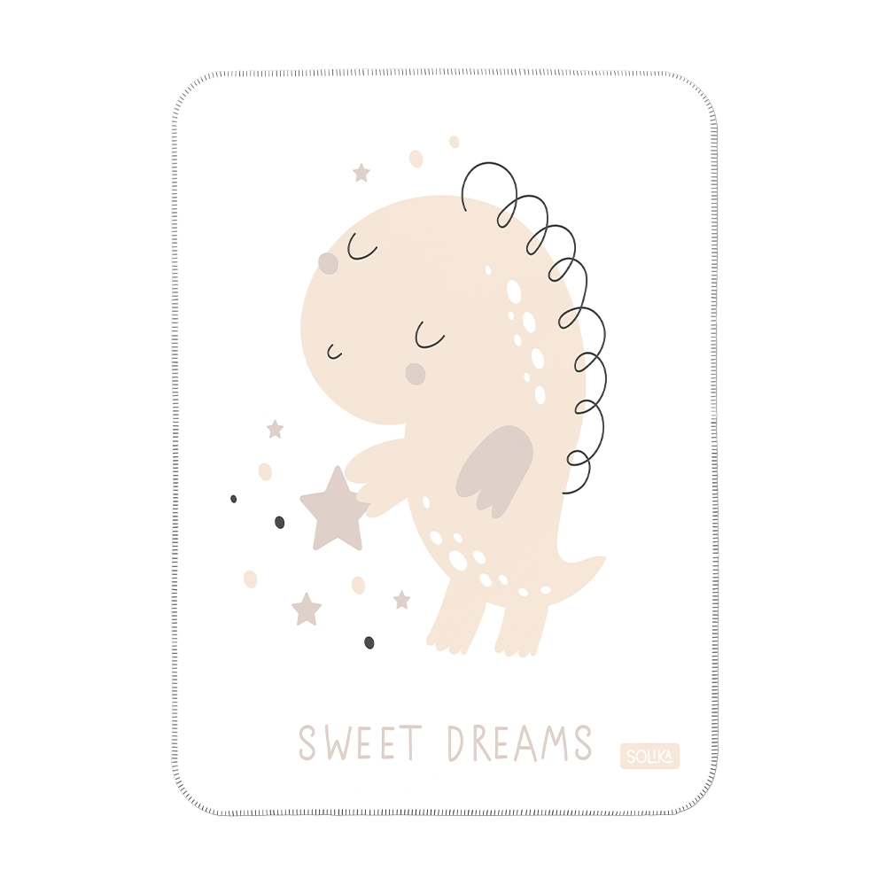 زیرانداز تعویض ضد آب سلیکاوود solika wood طرح دایناسور کرم