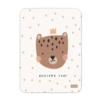 زیرانداز تعویض ضد آب سلیکاوود solika wood طرح تدی مهربان