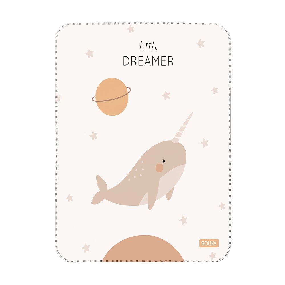 زیرانداز تعویض ضد آب سلیکاوود solika wood طرح نهنگ تک‌شاخ