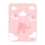 زیرانداز تعویض ضد آب سلیکاوود solika wood طرح آسمان فیل صورتی