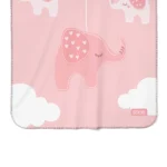 زیرانداز تعویض ضد آب سلیکاوود solika wood طرح آسمان فیل صورتی