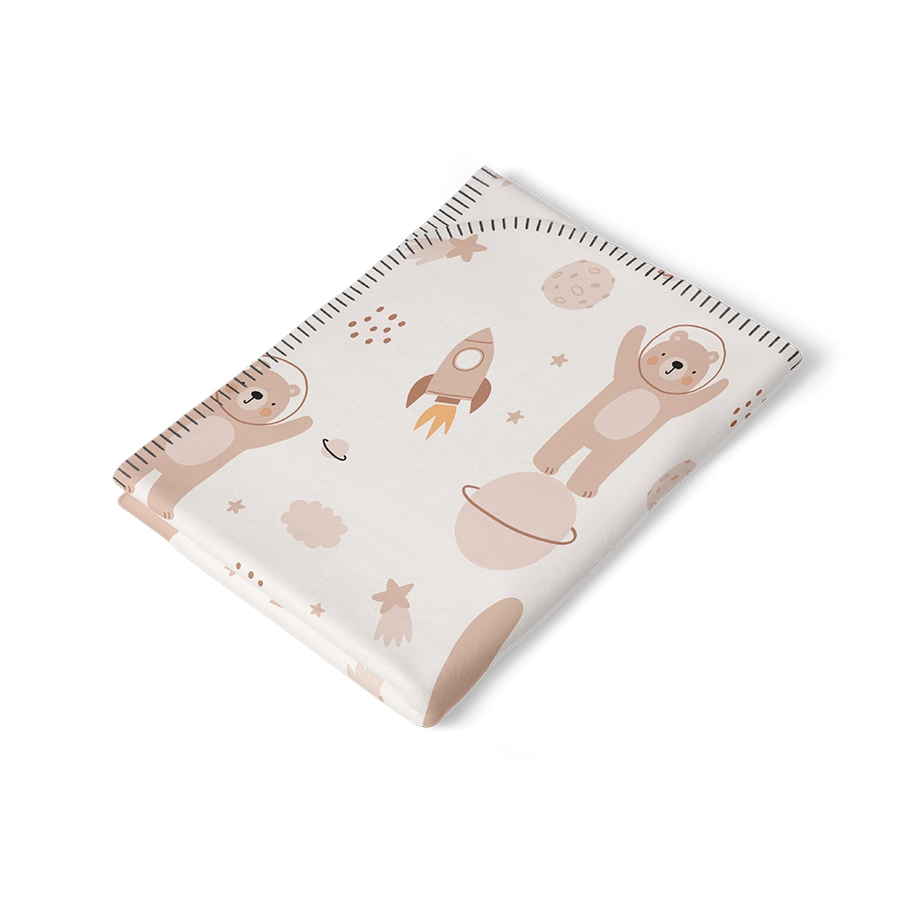 زیرانداز تعویض ضد آب سلیکاوود solika wood طرح تدی فضانورد