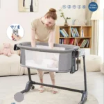 گهواره و تخت کنار مادر برقی کیدیلو Kidilo مدل SG506G رنگ طوسی