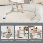 گهواره و تخت کنار مادر برقی کیدیلو Kidilo مدل SG506G