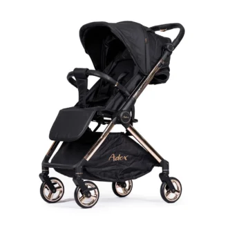 کالسکه رو به مادر شو ادکس Adex با چرخ اتوماتیک رنگ گلد
