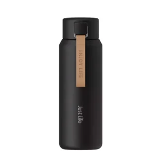 فلاسک آب استیل Just Life حجم 700 میلی لیتر رنگ مشکی