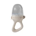 پستانک میوه خوری بیبی کرون Baby Crown با سری اضافی رنگ سفید