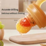 پستانک میوه خوری سیلیکونی بیبی کرون Baby Crown با سری اضافی