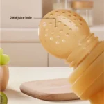 پستانک میوه خوری سیلیکونی بیبی کرون Baby Crown با سری اضافی