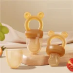 پستانک میوه خوری سیلیکونی بیبی کرون Baby Crown با سری اضافی