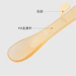 قاشق تمام سیلیکون بیبی کرون Baby Crown بسته 2 عددی