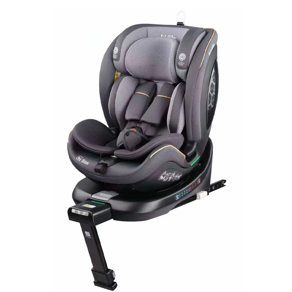 صندلی ماشین 360 درجه کیدیلو Kidilo مدل KBH608 رنگ طوسی